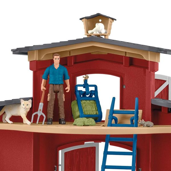Schleich® Große Farm mit Tieren und Zubehör, 92 Teile