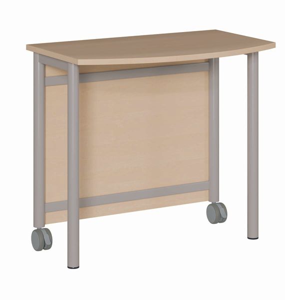 Fahrbarer Tisch (BxHxT: 80 x 72 x 50 cm) Dekor Buche hell, Birke, weiß oder Grau lieferbar Fahrbarer Tisch (BxHxT: 80 x 72 x 50 cm) Dekor Buche hell, Birke, weiß oder Grau lieferbar