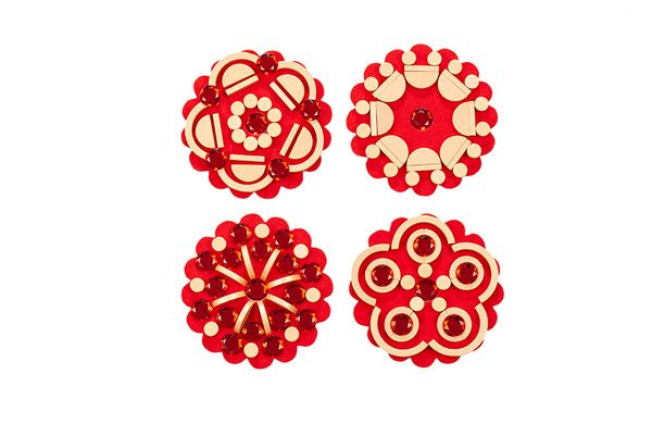 SINA Kindergarten Schmuckstein-Mandala SINA Kindergarten Schmuckstein-Mandala