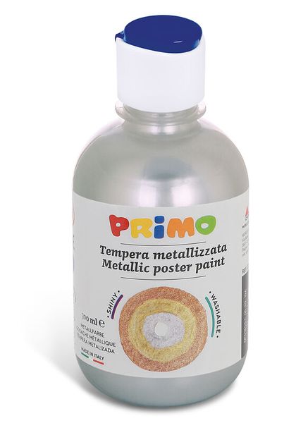 Temperafarbe Metall 300 ml, Farbe Silber