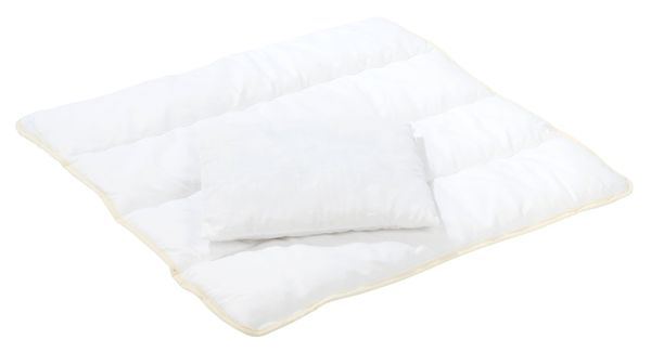 Duvet, Steppdecke, Bettdecke, Kissen, Weiß