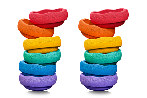 Stapelstein Original rainbow classic, 12er Set