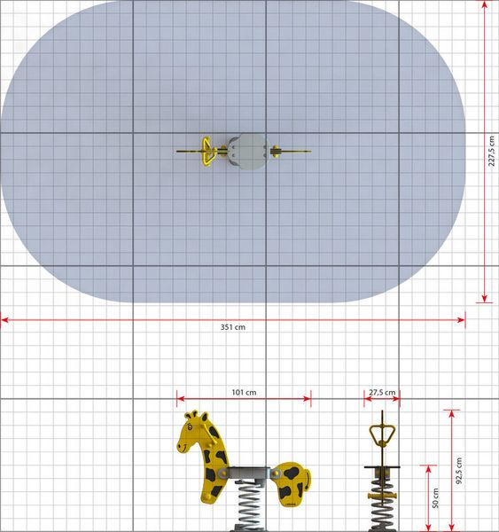 Wippe Giraffe