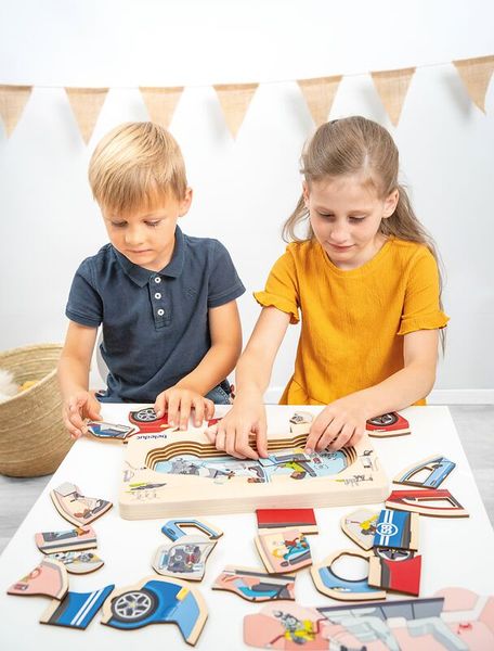 Lagenpuzzle Auto, 33 Teile, ab 4 Jahre