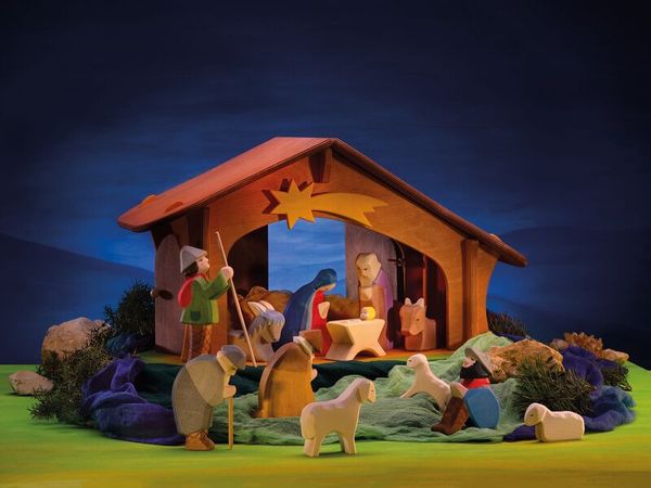 OSTHEIMER Krippen Sortiment I, 13 tlg.  OSTHEIMER Krippen Sortiment I, 13 tlg.