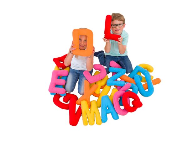 Puzzles, Schaumstoffbuchstaben, Buchstaben, Spaßspiel, Kinderzimmer dekor