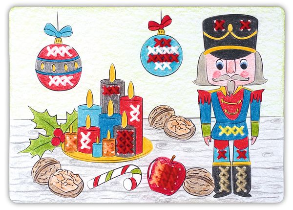 Kreuzstichvorlagen für Kinder, Weihnachtszeit (SONDERANGEBOT)
