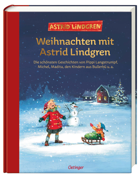 Kinderbuch, Weihnachten, Astrid Lindgren, Illustration, Schnee