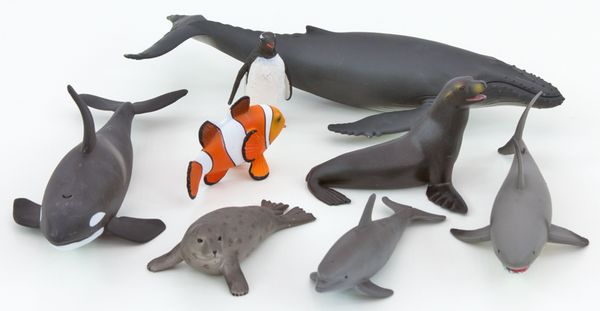 spielzeug, meerestiere, tierfiguren, figurenspielzeug, miniaturen