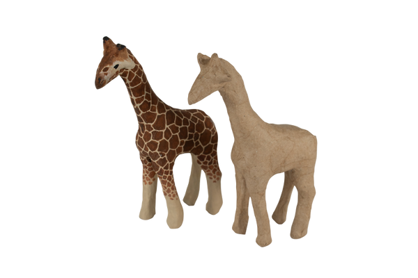 Tiere der Savanne aus Pappmaché, 32 Stück (SONDERANGEBOT)