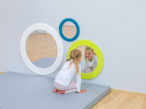 Spiegel, Runder Spiegel, Wandspiegel, Kinder, Spielzimmer-Dekoration