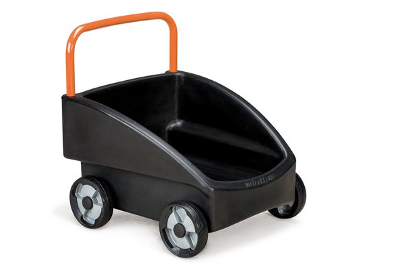 Kinder Wagon, Kauftrolley, Kohle schwarz, kleiner Wagen, Kleiderwagen