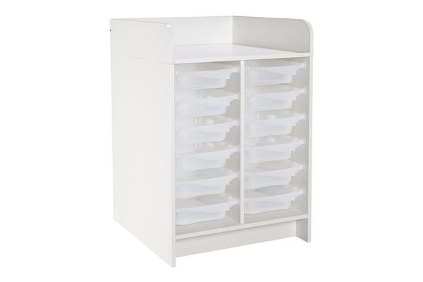 Wickelkommode mit 12 Boxen, 70 cm Breite, Farbe wählbar
