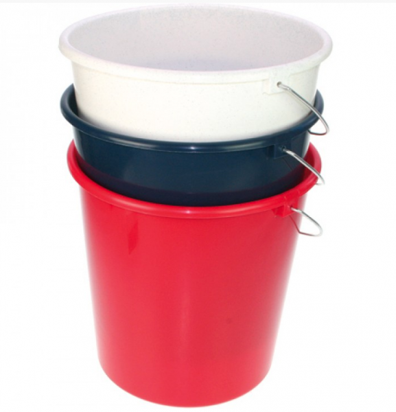 Eimer, Kunststoff, Becken, rot, Stapelbar