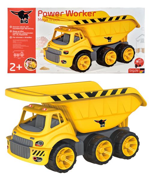 BIG Power-Worker Mega-Truck Kipper, 65 x 31 x 36 cm, ab 2 Jahre BIG Power-Worker Mega-Truck Kipper, 65 x 31 x 36 cm, ab 2 Jahre