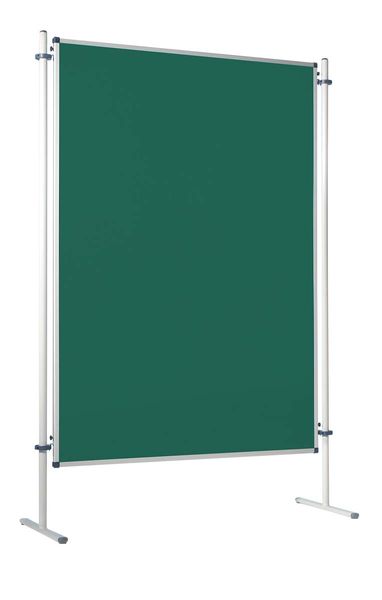 Ausstellungstafel mit grüner Stahloberfläche, 170x120 cm