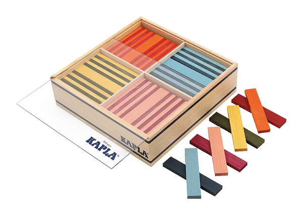 KAPLA 100er Kasten Octocolor, mehrfarbig