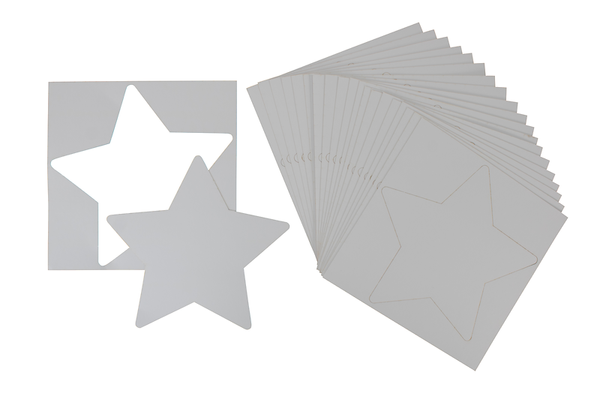 stern-forms, stencil, schablone, schablonenvorlage, papierschablone