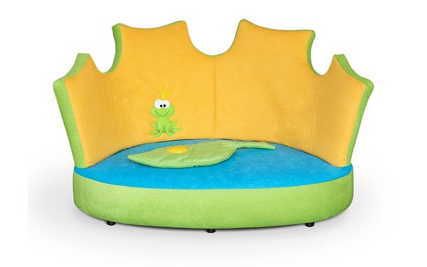 Kindersofa Froschkönig, Sitzhöhe 22 cm, Farbe wählbar
