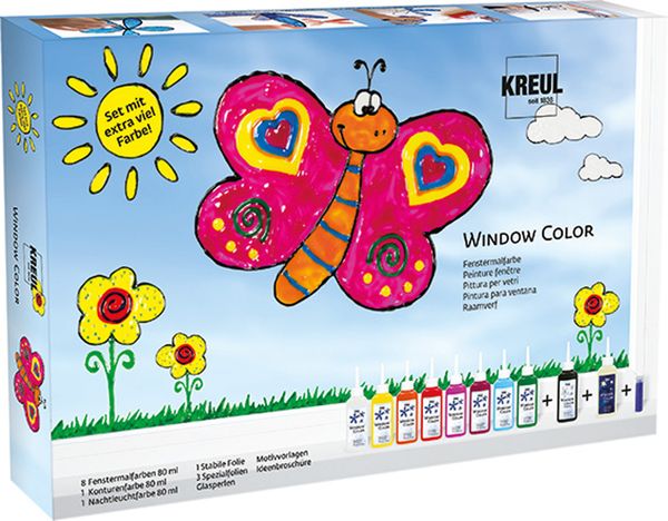 KREUL Window Color Set mit extra viel Farbe KREUL Window Color Set mit extra viel Farbe