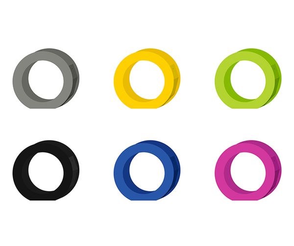 ring, bunt, solide ring, kreisförmig, ringförmig