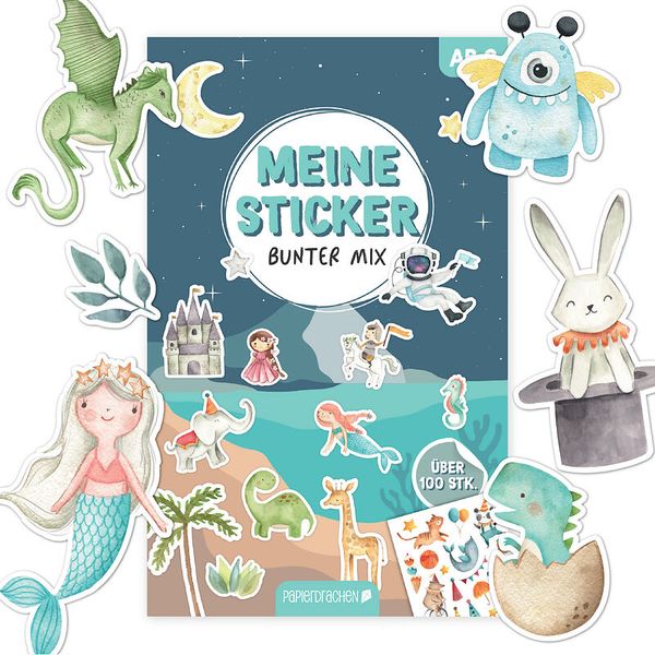 Stickerblock Bunter Mix 100 Sticker