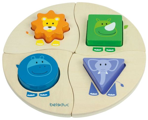 Puzzle Funny Four, 4 Teile, ab 1 Jahr Puzzle Funny Four, 4 Teile, ab 1 Jahr