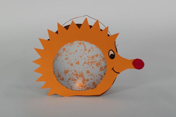 Laternen-Rohlinge rund, Fotokarton, "farbig sortiert", Ø 19 cm, 5 Stück
