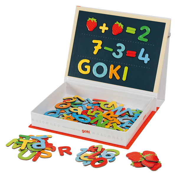 Holzwörter, Buchstaben, Buchstabenperlen, Lernspiel, Mathelernen