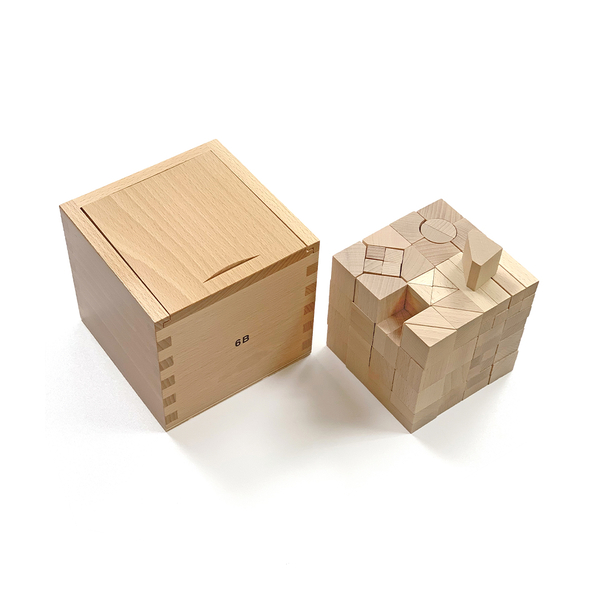 Holzspielzeug, Bauklötze, Holzwürfel, Holzbox, Holzstapelwürfel
