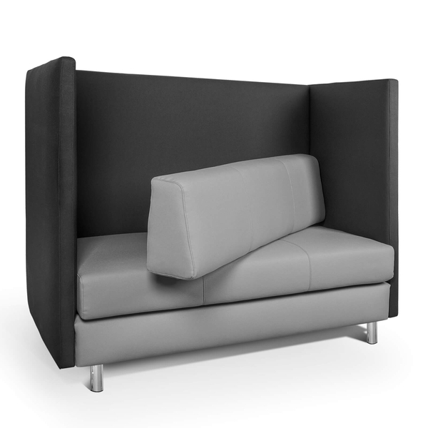 Akustiksofa Komfort, SH 45 cm - Kunstleder, Bezugfarbe wählbar Akustiksofa Komfort, SH 45 cm - Kunstleder, Bezugfarbe wählbar