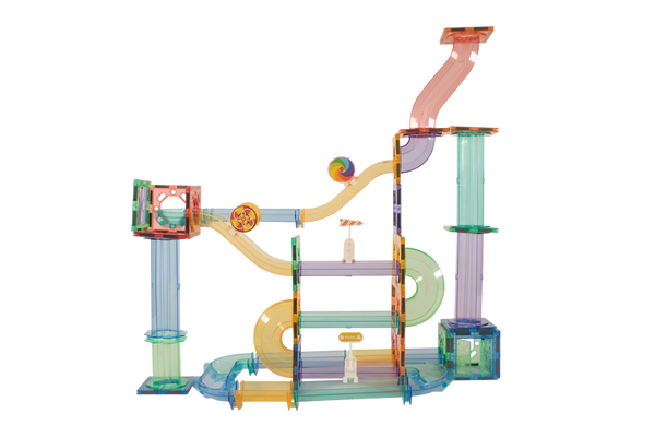 Kugelbahn, Kugelbahn-Set, Kugelbahnbahn, Kinderbahn, Turmstruktur