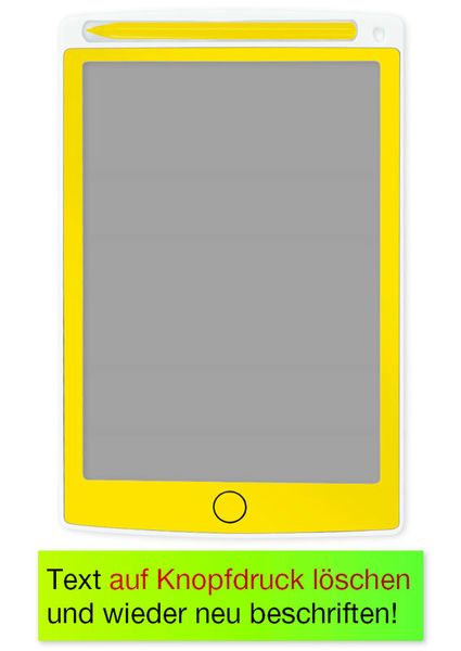 tablet, touchscreen, gelb, grauer bildschirm, homebutton