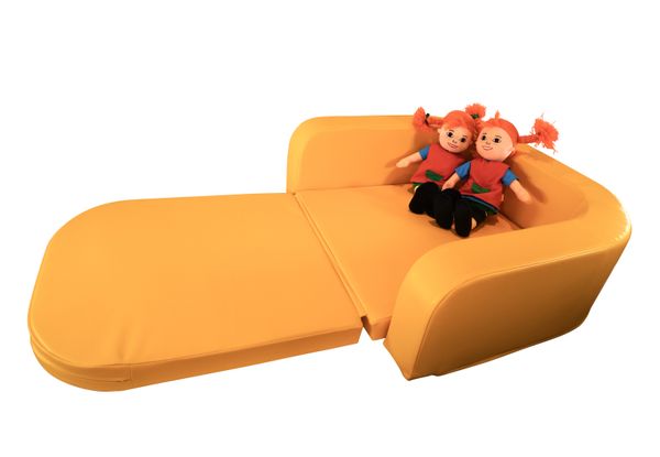 Klappbettliege mit Klappmatte, Farbe wählbar