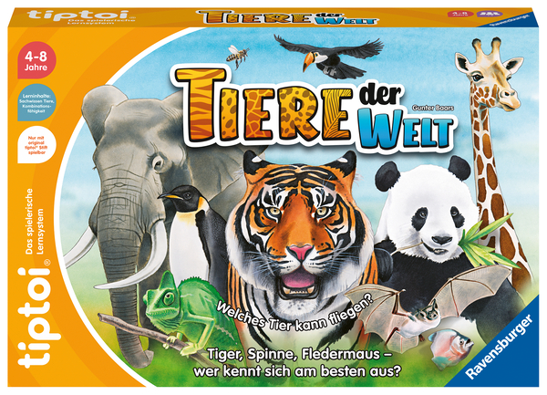 RAVENSBURGER tiptoi® Tiere der Welt, ab 4 Jahre RAVENSBURGER tiptoi® Tiere der Welt, ab 4 Jahre