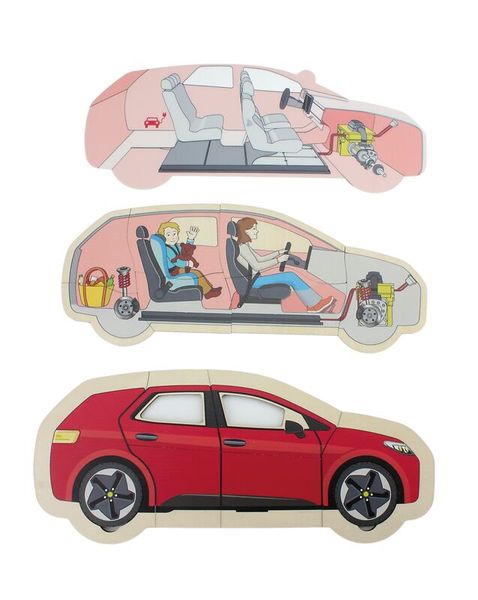 Lagenpuzzle Auto, 33 Teile, ab 4 Jahre