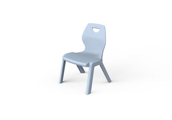 Kunststoff-Stapelstuhl, Sitzhöhe wählbar