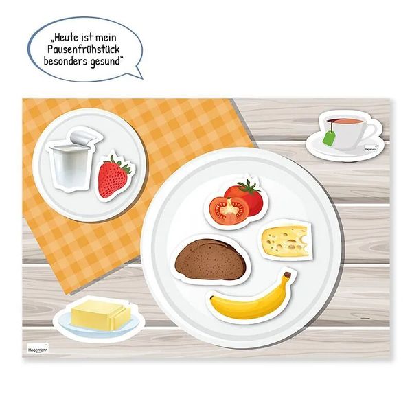 Gesunde Mahlzeiten Set, magnetisch, 61-teiliges Set