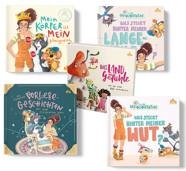 Buchpaket - Mira und das fliegende Haus, 5 Stück