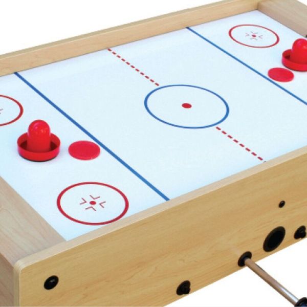Mini-Tischkicker-Airhockey Big Fun 2in1 Tischaufleger, 2-4 Spieler, ab 3 Jahre Mini-Tischkicker-Airhockey Big Fun 2in1 Tischaufleger, 2-4 Spieler, ab 3 Jahre