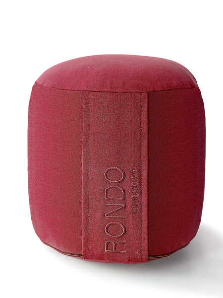 Pouf, Sitzkissen, Hocker, Cordura, Rot