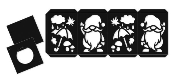 Karten Spiel, schwarze Karten, Illustration, Kartenspielkarten, Monstern?