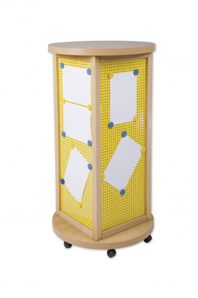 Kartenständer, Pinnwand, Montessori-Mäppchen, Holzständer, Pegboard