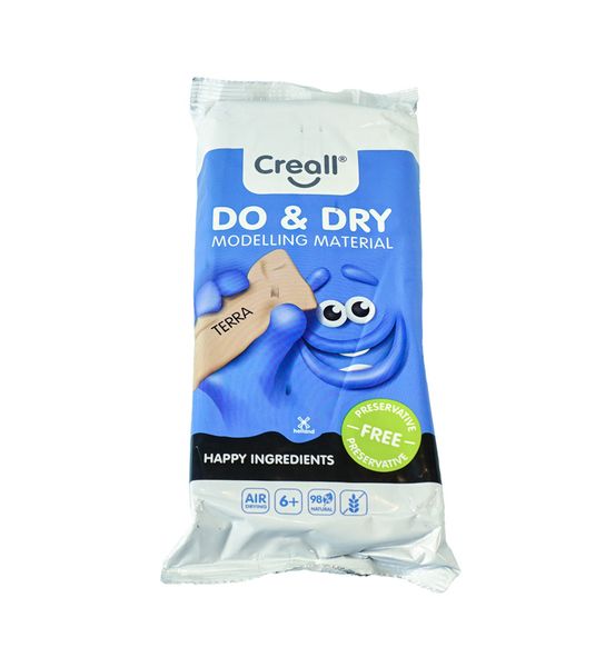 CREALL Lufthärtende Modelliermasse, terra, 1 kg CREALL Lufthärtende Modelliermasse, terra, 1 kg