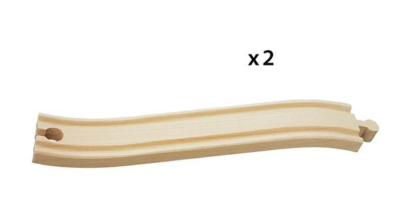 BRIO Rampengleise (N), 2 Teile, ab 3 Jahre