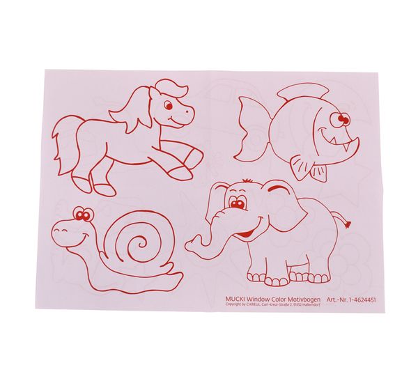 MUCKI Window Color Set Kleine Tierwelt MUCKI Window Color Set Kleine Tierwelt