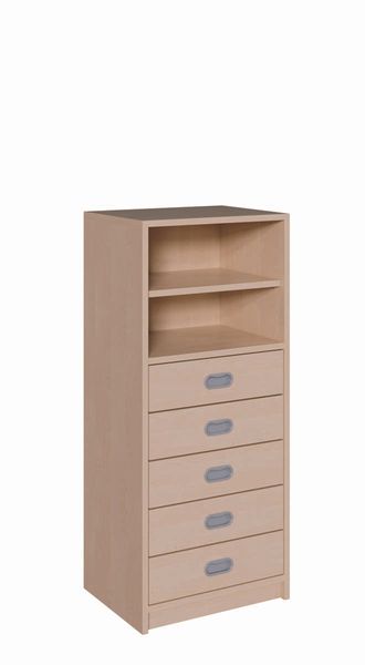 Kast, Schubladen, Regal, Holzoptik, Aufbewahrung