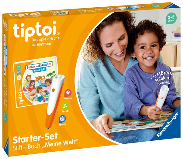 RAVENSBURGER tiptoi® - KiGa Starter Set mit 1 Buch, 2 Spielen und einer kostenlosen Beigabe, ab 2 Jahre (SONDERANGEBOT)