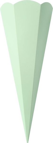 FOLIA Geschwister-Schultüten-Rohlinge, eckig, aus Fotokarton, 41 cm, 5 Stück, Farbe wählbar