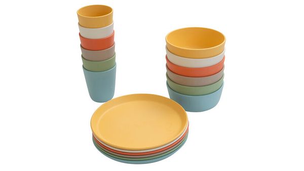 BETZOLD Geschirr-Set aus biobasiertem treeNside-Material, 3-teilig